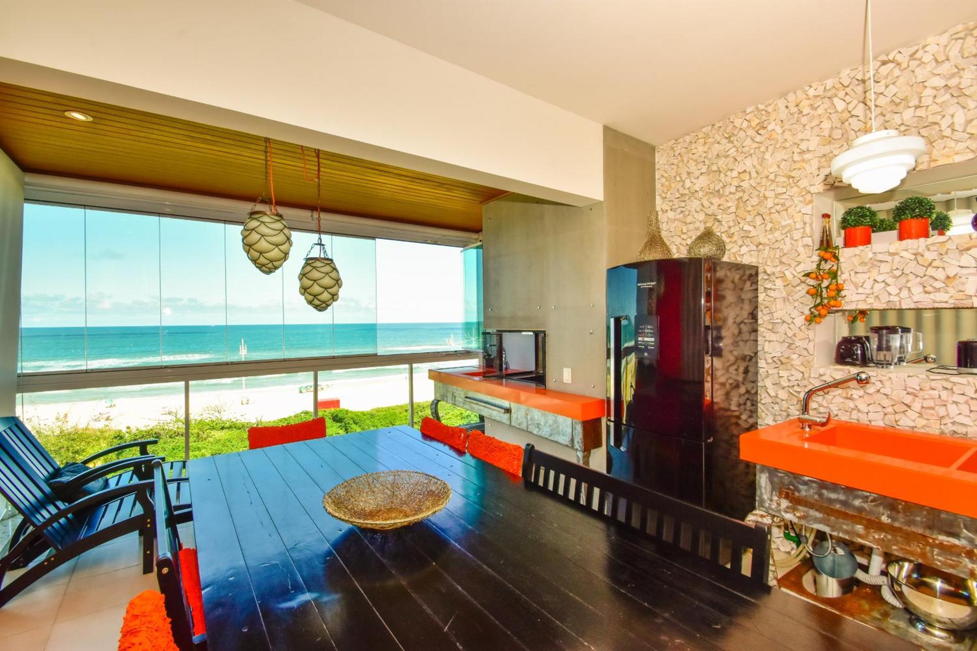 Apartamento Frente Mar Na Praia Do Santinho N880 Florianopolis Exterior photo